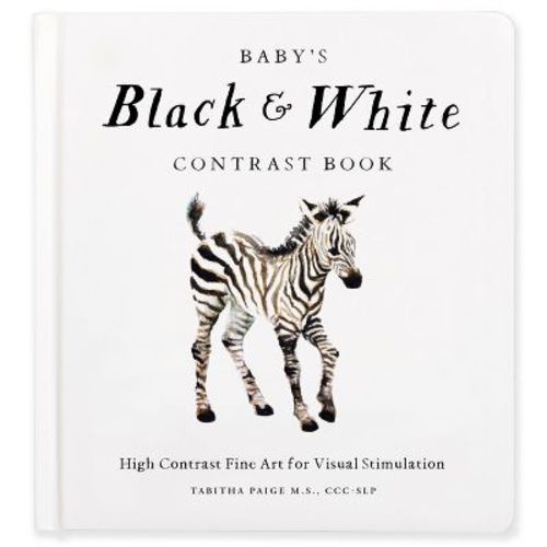 Baby's Black And White Contrast Book - (our Little Adventures) By Tabitha Paige (board Book)