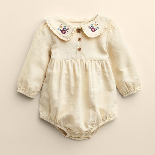 Baby Girl Little Co. by Lauren Conrad Embroidered Bubble Romper