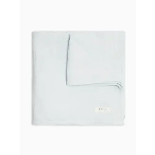 Colored Organics Muslin Swaddle Blanket - Powder