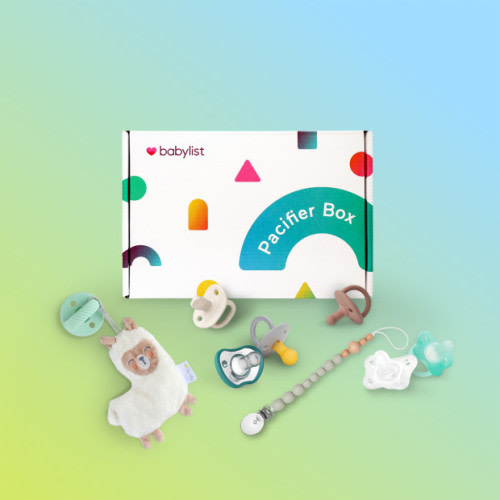 Babylist Pacifier Box (6 Pacifiers + 1 Clip)