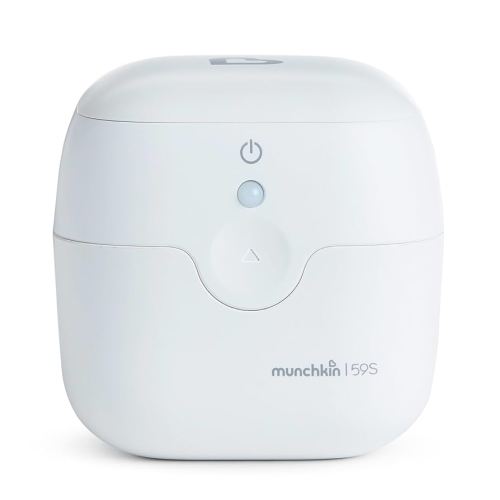 Munchkin Portable UV-C Cleaner for Pacifiers, Teethers and More, White