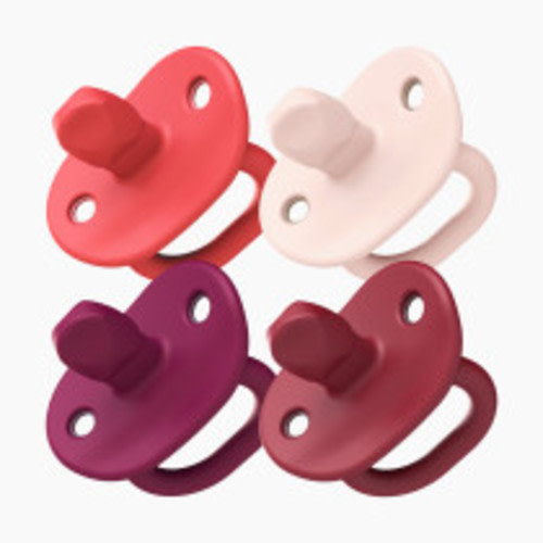 Boon JEWL Biometric Orthodontic Pacifier (4-Pack) - Pink