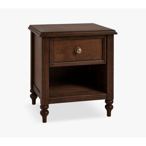 Chris Loves Julia Turned Wood Nightstand (20")
