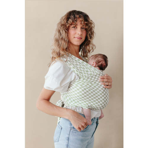 Solly Wrap- Fern Chequer