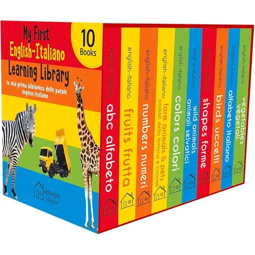 My First English-Italian Learning Library (la mia prima biblioteca delle parole Inglese-Italiano) : (Italian Edition)