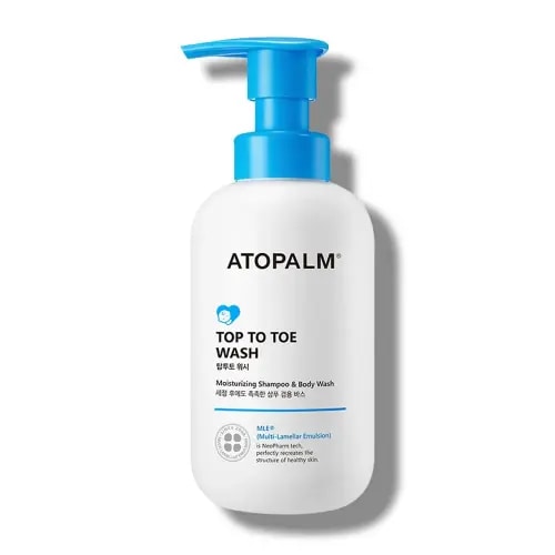 ATOPALM Top to Toe Baby Wash & Shampoo, Sulfate-Free, pH Balanced, Head to Toe Bath, 10.1 Fl Oz, 300ml