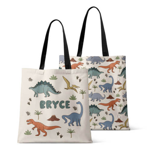 Personalized Tote Bags | Dino Dude