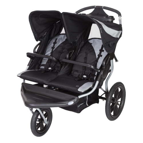 Baby Trend Navigator Double Jogging Stroller, Europa Black