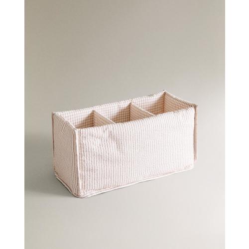 CHILDREN’S SQUARE STRIPE TABLE ORGANIZER | Zara Home United States of America