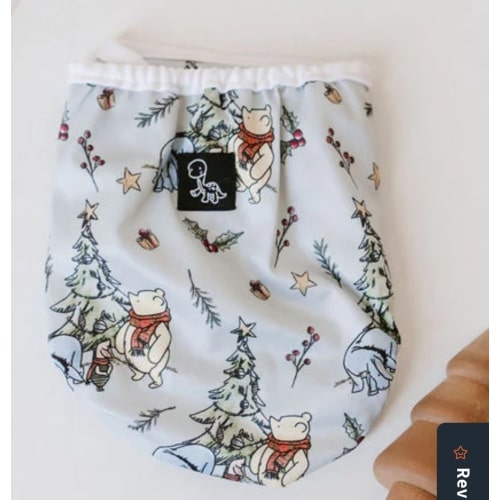 Classic Pooh's Christmas Newborn Reusable Cloth Diaper Cover – Dino Diapers