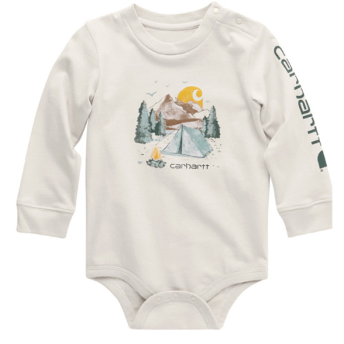 Carhartt Infant Boys' Camping Logo Long Sleeve Onesie | Sheplers