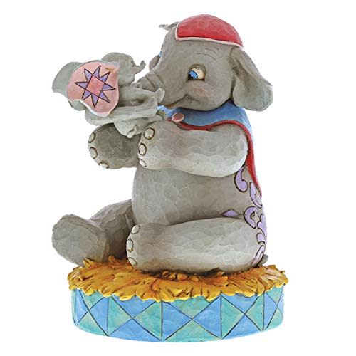 Enesco Disney Traditions by Jim Shore Mrs. Jumbo and Dumbo Mother's Unconditional Love Figurine, 7.36 Inch, Multicolor