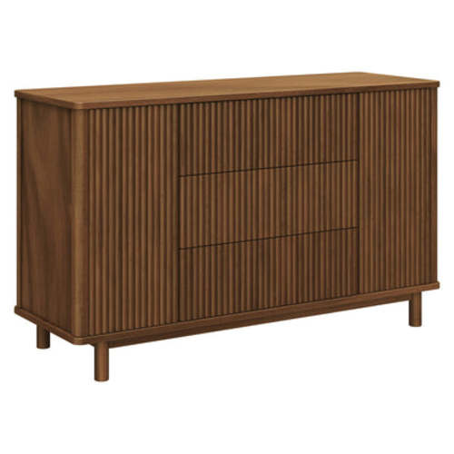 Pogo Tambour Dresser - Natural Walnut
