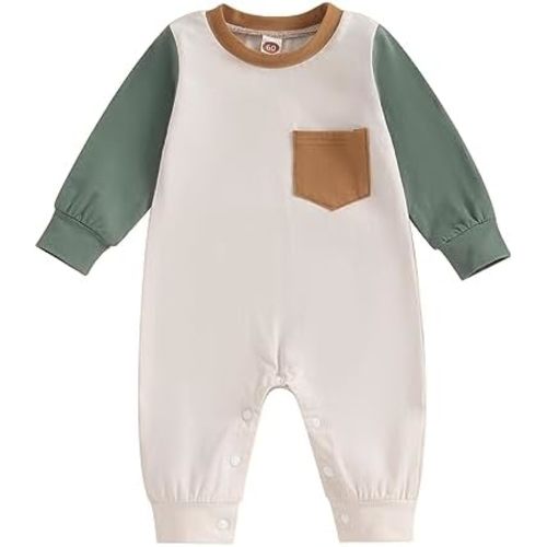 Casual Fall Winter Clothes Infant Baby Boy Long Sleeve Romper Jumpsuit Playsuit One Piece Outfit