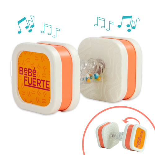 Bebe Fuerte Twist & Shake Dumbbell – Baby Toy for Infants 0 Months+