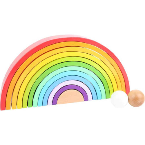 XL Wooden Stacking Rainbow Playset | Over The Moon