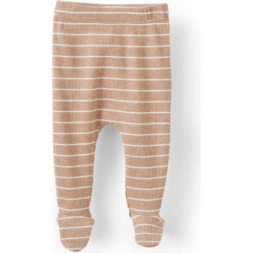 Organic Pointelle Footed Legging, 0-3M