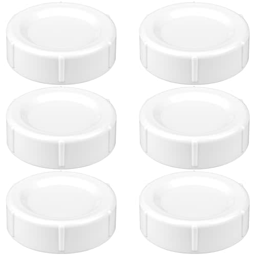 Travel and Storage Baby Bottle Caps for Dr. Brown’s Natural Flow Wide-Neck Bottles, Baby Bottle Lids Replacement with Sealing Gasket, Leak-Proof, BPA-Free, Pack of 6