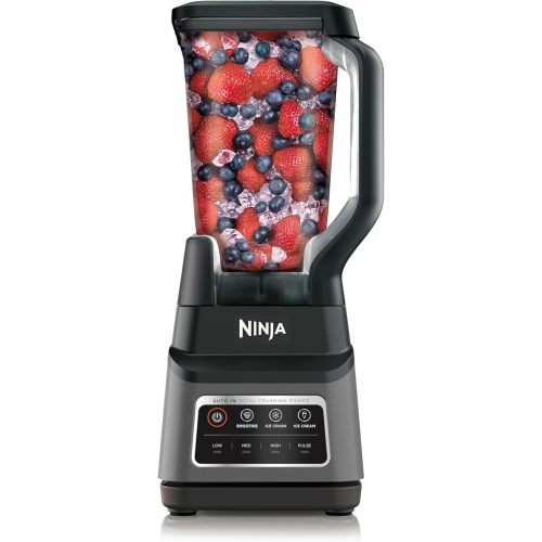 Ninja Professional Plus Blender with Auto-iQ | Smoothie and Ice Cream Maker, Frozen Drink Mixer, Margarita Machine | 3 Auto-iQ Presets, 1400W, 72-oz. Total Crushing Pitcher | Dark Grey | BN701