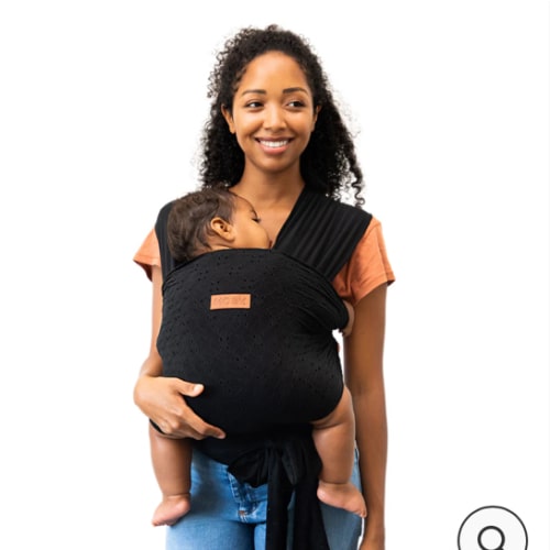 Easy-Wrap Carrier by Petunia Pickle Bottom - Black Eyelet