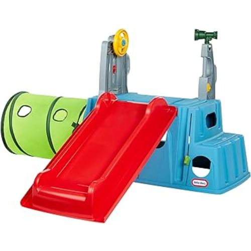 Little Tikes Easy Store Slide & Explore, Indoor Outdoor Climber Playset for Toddlers Kids Ages 1-3 Years