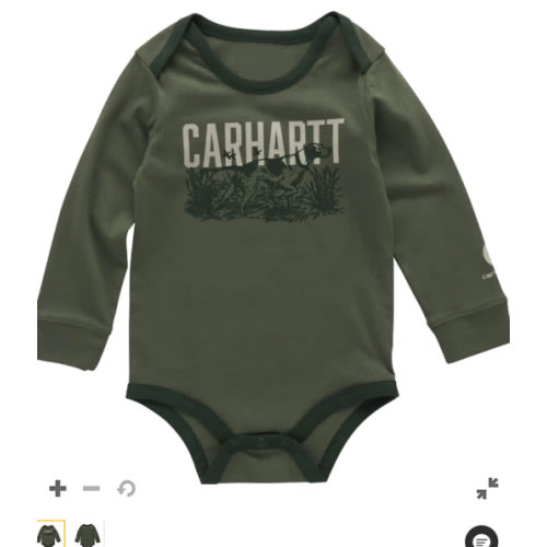 Long Sleeve Dog Bodysuit (Baby) | Sale Clothing & Gear | Carhartt