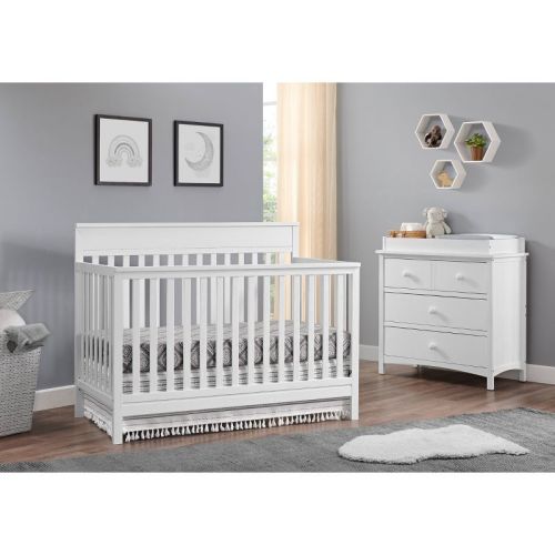 Oxford Baby Castle Hill 4-in-1 Crib - Barn White