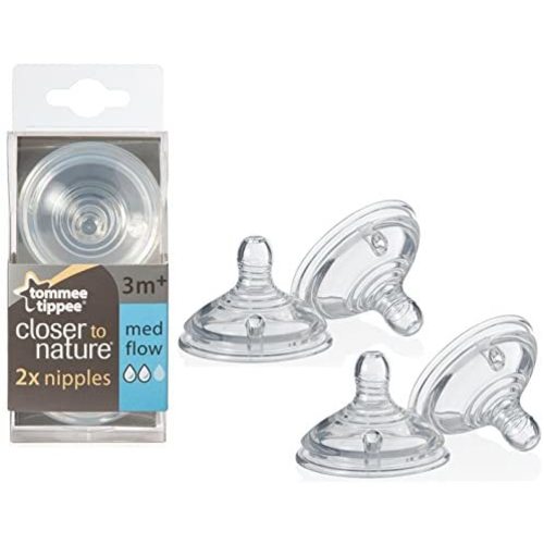 Tommee Tippee Nipples, 6 Count, Medium Flow