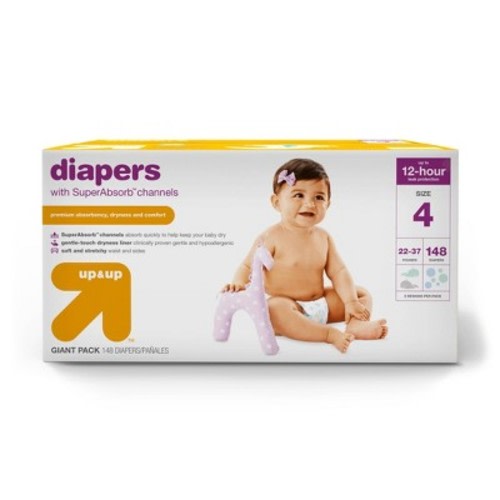 Diapers Pack - Up & Up™ - (select Size And Count)