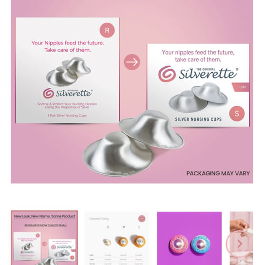 Silverette Nursing Cups