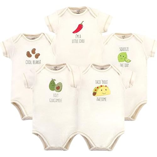 Touched by Nature Unisex Baby Organic Cotton Bodysuits