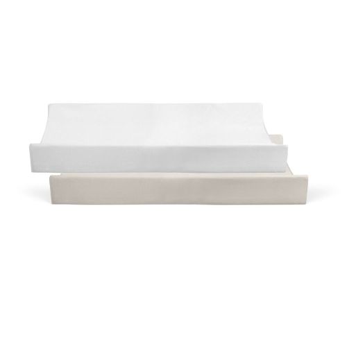 Bubba Blue Change Mat Cover 2 Pack White/Sand