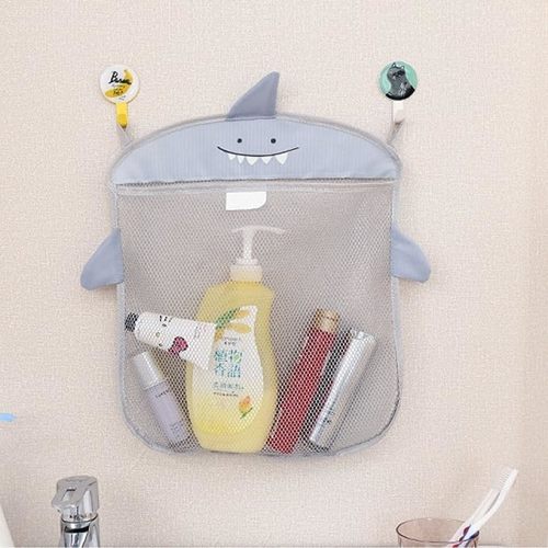 Amazon.com: Bath Toy Organizer Cute Baby Hanging Mesh Net Cartoon Tub Toy Storage Large Size and Quick Dry Bathtub Toy Holder (Grey) : Toys & Games