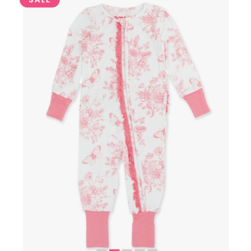 Convertible Ruffle One Piece Pajama, Bamboo Viscose