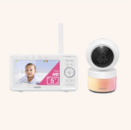 5" Video Monitor Pan, Tilt, & Zoom Night Light | VTech Baby
