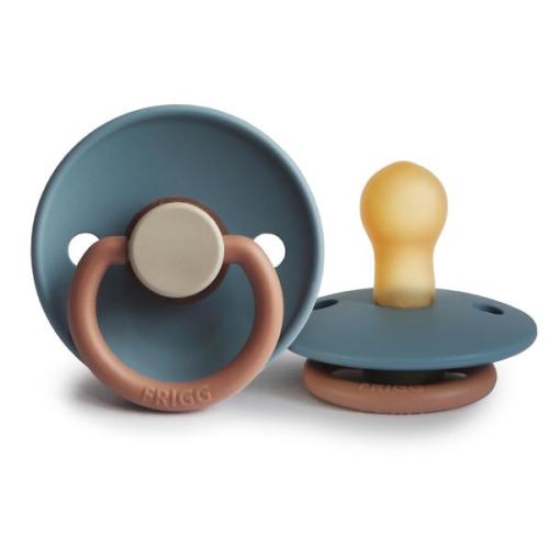 FRIGG Natural Rubber Pacifier | Colorblock (Breeze) – Mushie