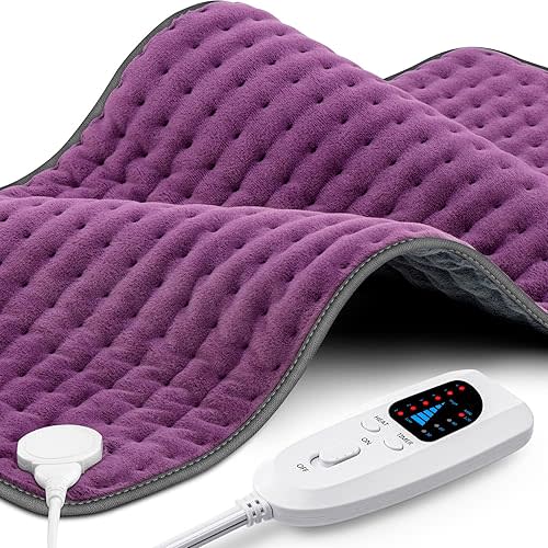 Heating Pad XXXL for Back Pain Relief, Extra Large Heated Pad for Neck/Shoulders/Legs/Knees/Feet/Cramps, Birthday Mothers Day Gifts for Mom Women Wife Grandma Her, 6 Heat Settings, Auto-Off, 17"x33"