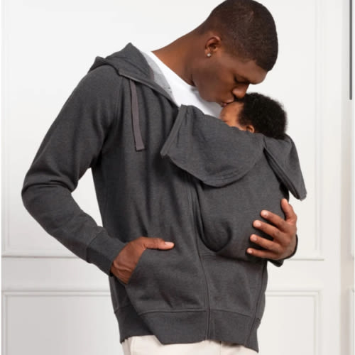 Men’s Hoodie with Baby Pouch | Seraphine