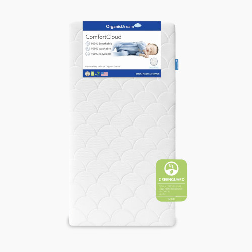 Organic Dream ComfortCloud 2-Stage Crib Mattress - White