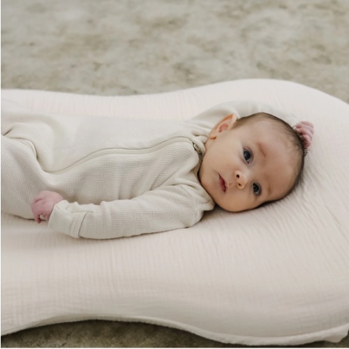 Lounger Curve + Muslin Cover Set | Natural