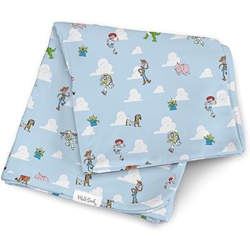 Milk Snob Disney Pixar Baby Boy/Girl Swaddle Blanket, Soft Receiving, Security and Play, Toddler Infant Newborn Bedding, Baby Shower, Baby Registry Gender Neutral Gift (Toy Story) 34 * 34 inches