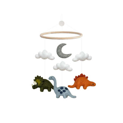 Gamcha Mobile - Dinosaur, Orange/Grey