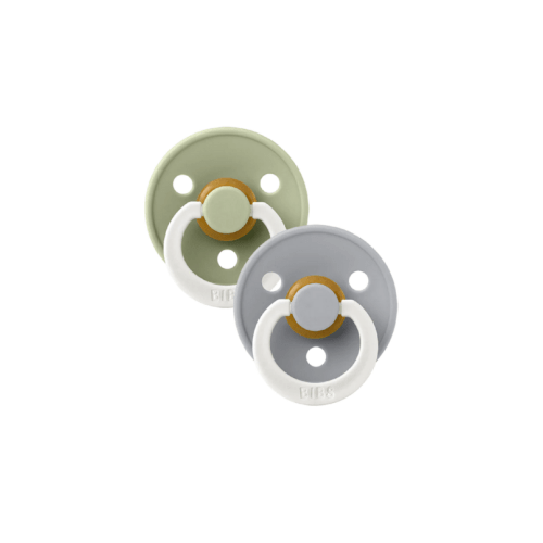 BIBS Latex Pacifier Sage Glow and Cloud Glow