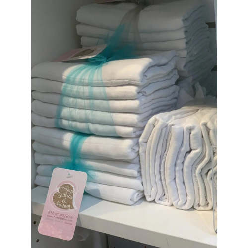 Burp Cloths 5-Pack by The Pump Station