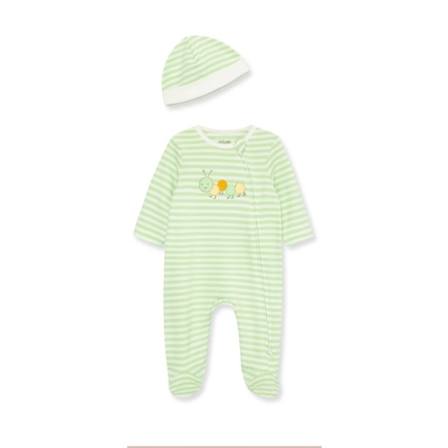 Caterpillar 2-Way-Zip Footie & Hat
