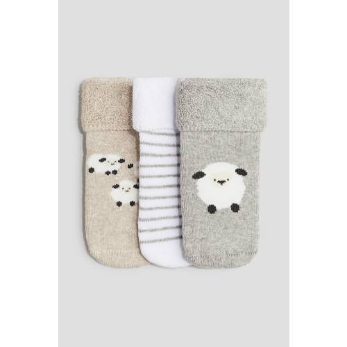 3-PACK TERRY SOCKS