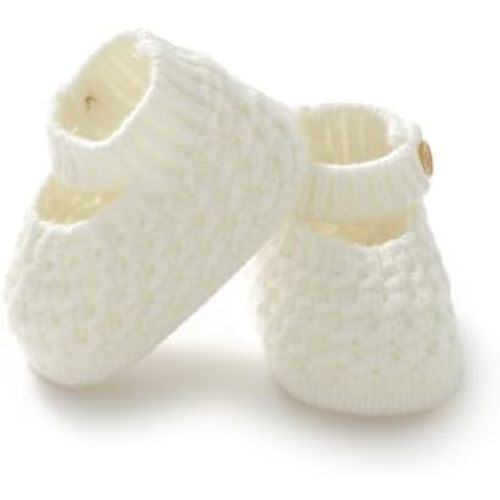 Opewod Baby Booties Hand Knit Boots Slippers Soft Warm First Walkers Socks Shoes for Newborn Infan Boys Girls