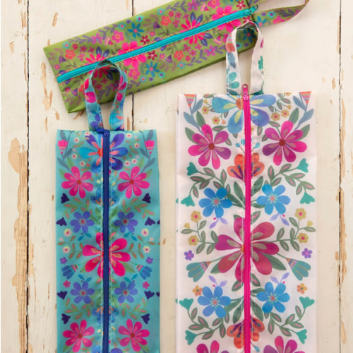 Pack & Go Packing Cubes, Set of 3 - Folk Flower