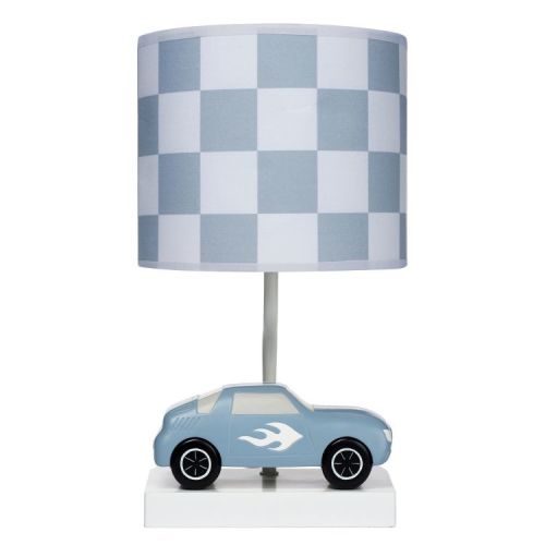 Lambs & Ivy Little Racer Hand Painted Car/Transportation Lamp w/ Shade and Bulb