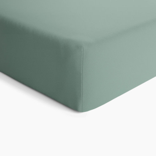 Natemia Organic Cotton Fitted Crib Sheet - Lily Pad